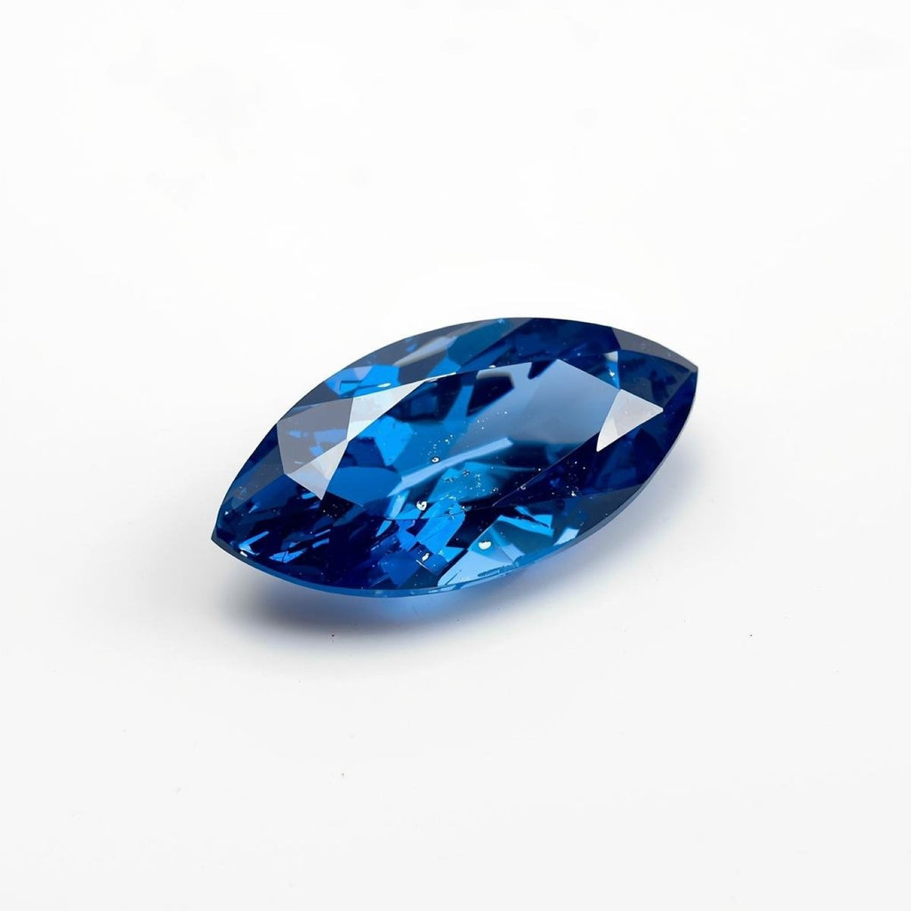 Blue Sapphire (GF) 10PC Tiny 2x4 MM Marquise Faceted Blue Brilliant Precious Loose Gems