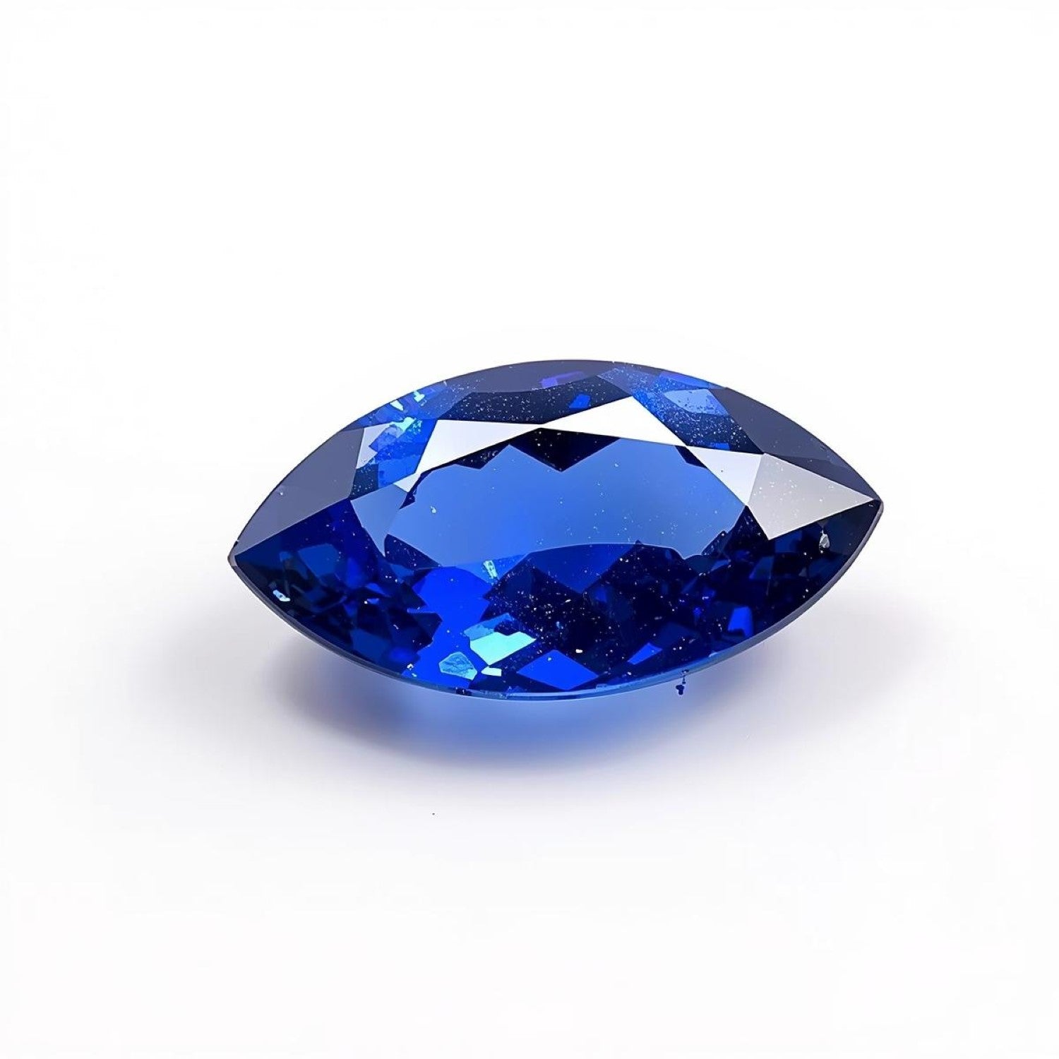 Blue Sapphire (GF) 1PC Tiny 3x6 MM Marquise Faceted Blue Polished Precious Loose Gemstones