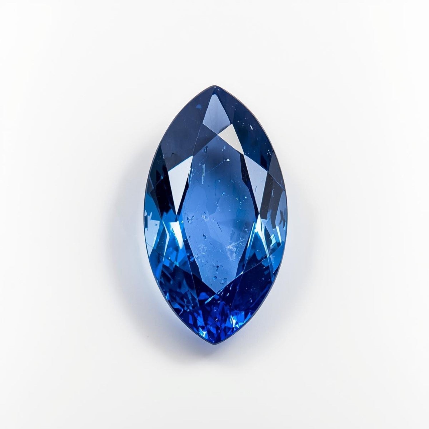 Blue Sapphire (GF) 1PC Small 5x10 MM Marquise Faceted Blue Luster Precious Loose Gems Image secondaire du produit
