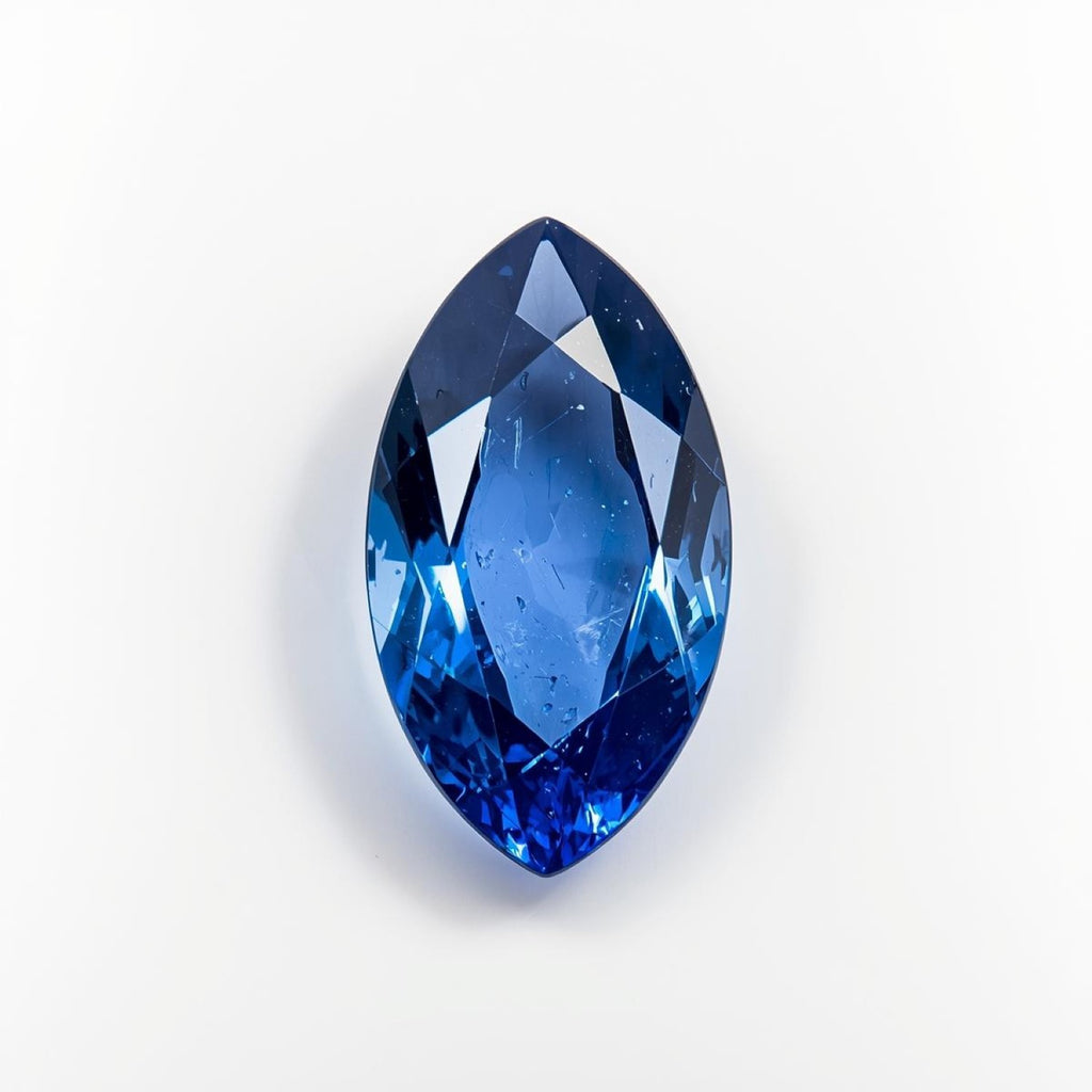 Blue Sapphire (GF) 1PC Small 5x10 MM Marquise Faceted Blue Luster Precious Loose Gems