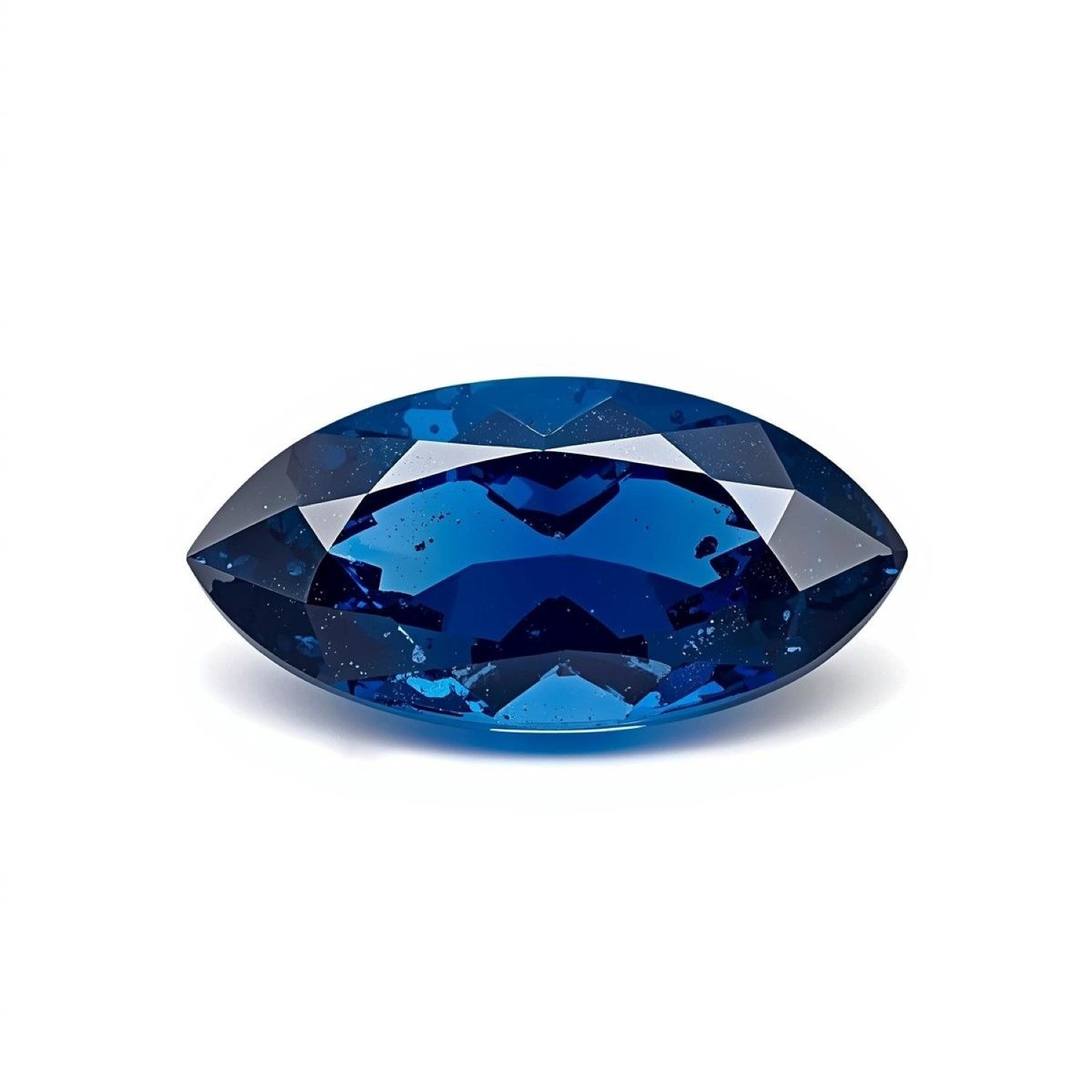 Blue Sapphire (GF) 1PC Small 6x12 MM Marquise Faceted Blue Lustrous Precious Loose Gemstone Image principale du produit