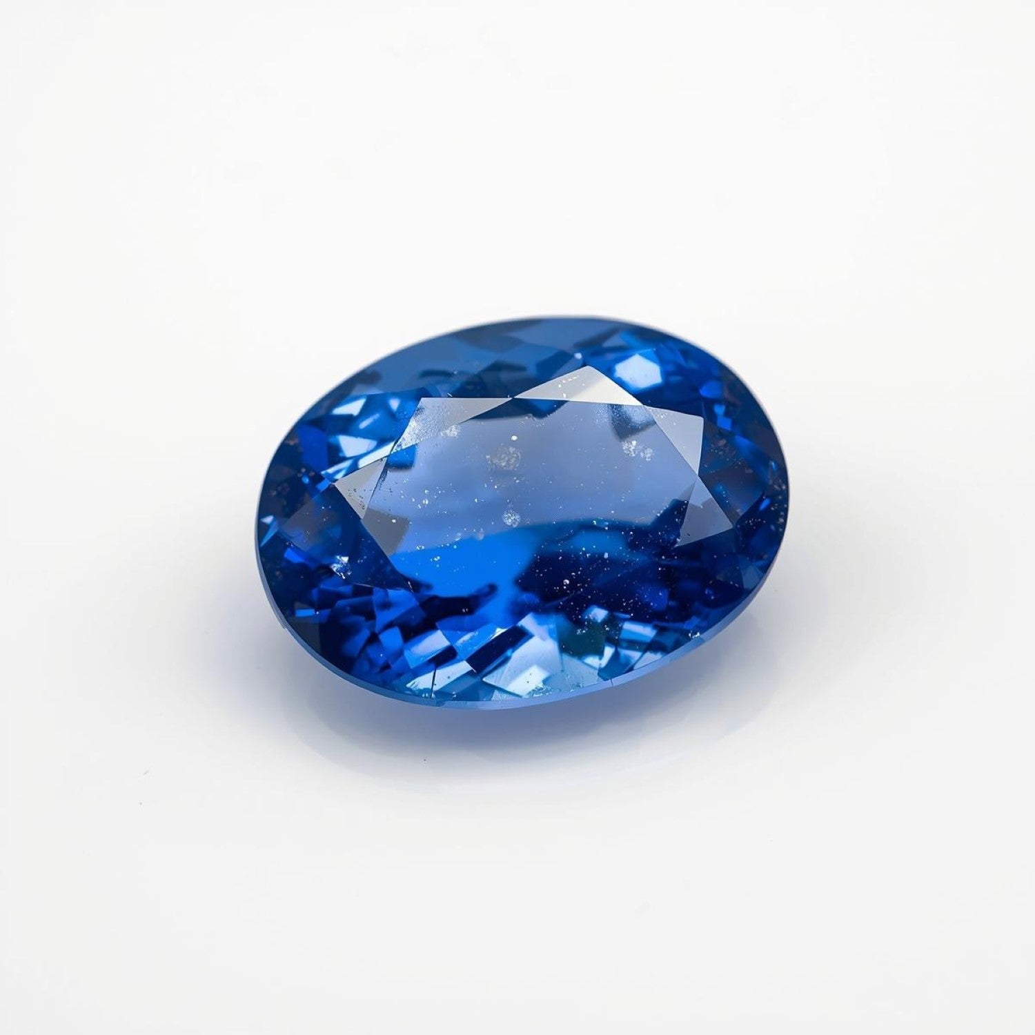 Blue Sapphire (GF) 1PC Tiny 5x7 MM Oval Faceted Blue High-Quality Precious Loose Gemstones Image principale du produit