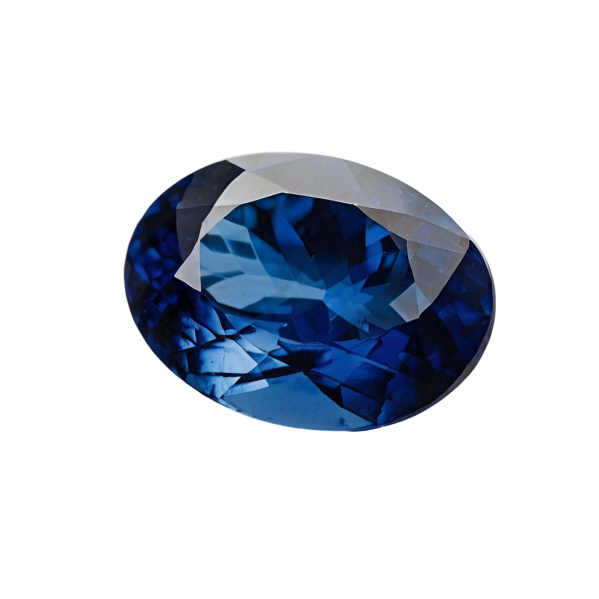 Blue Sapphire (GF) 1PC Large 8x12 MM Oval Faceted Blue Sparkling Precious Loose Gemstone