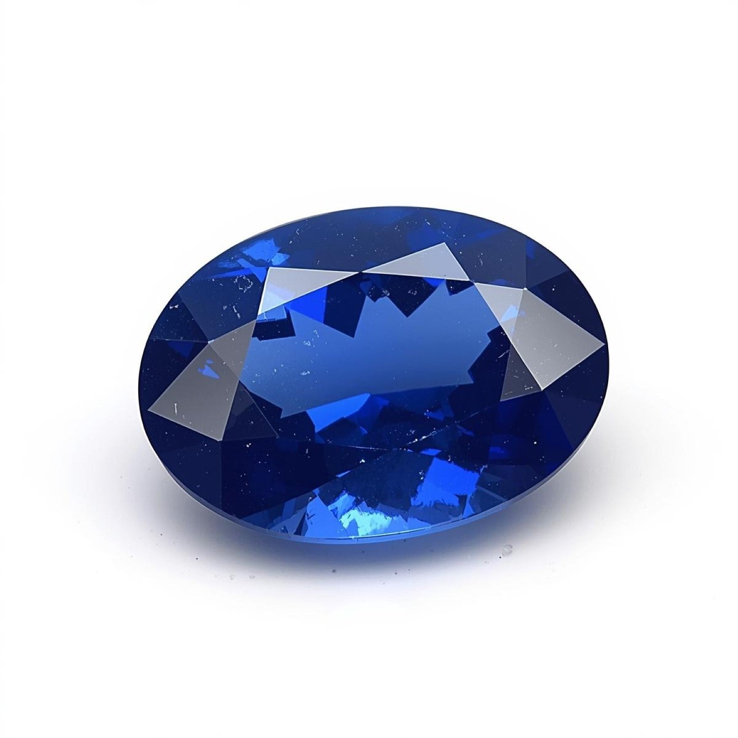 Blue Sapphire (GF) 1PC Large 9x11 MM Oval Faceted Blue Brilliant Precious Loose Gems