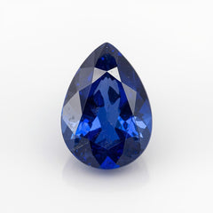 Blue Sapphire (GF) 1PC Chunky 13x18 MM Pear Faceted Blue Sparkling Precious Gems