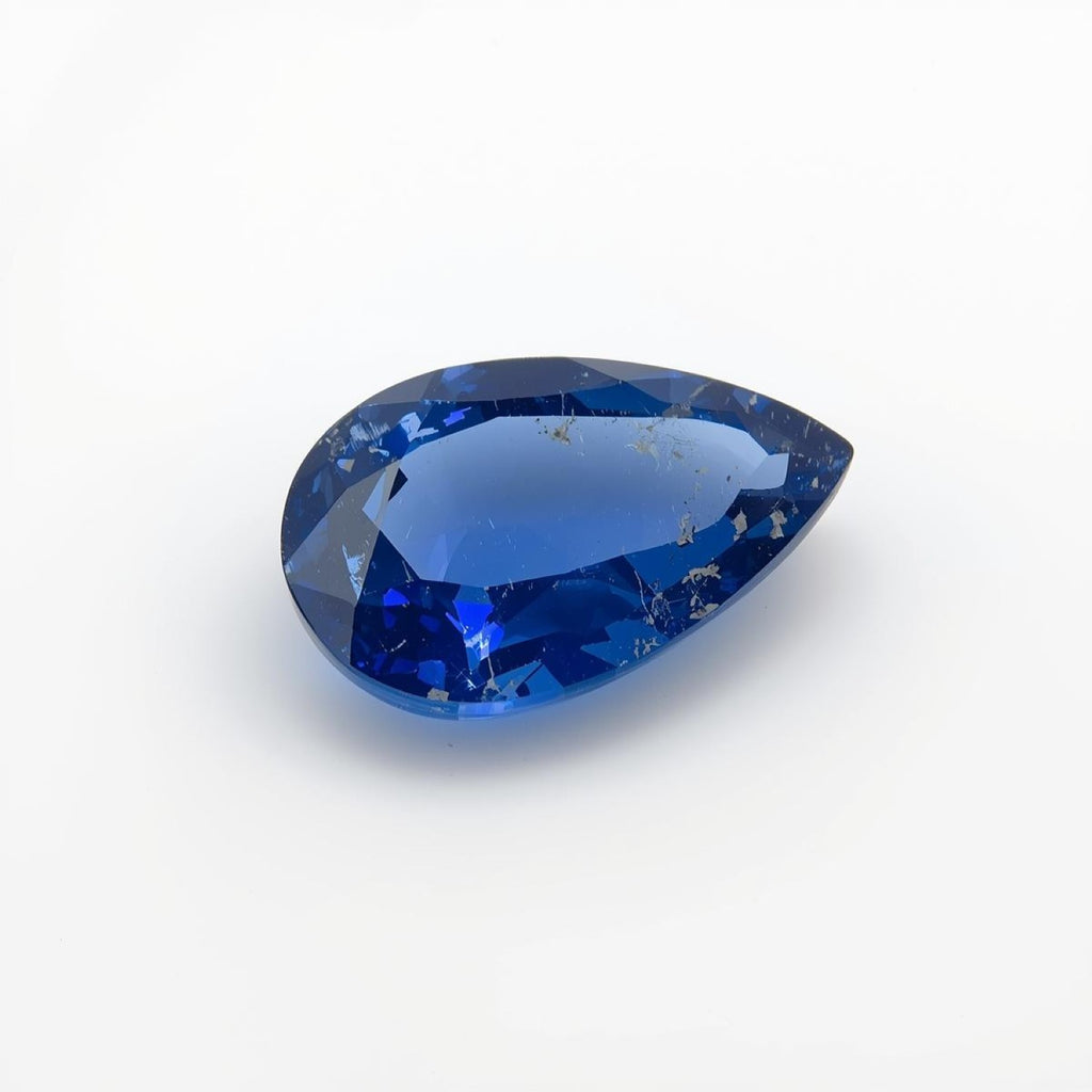 Blue Sapphire (GF) 1PC Tiny 3x5 MM Pear Faceted Blue Polished Precious Loose Gemstones