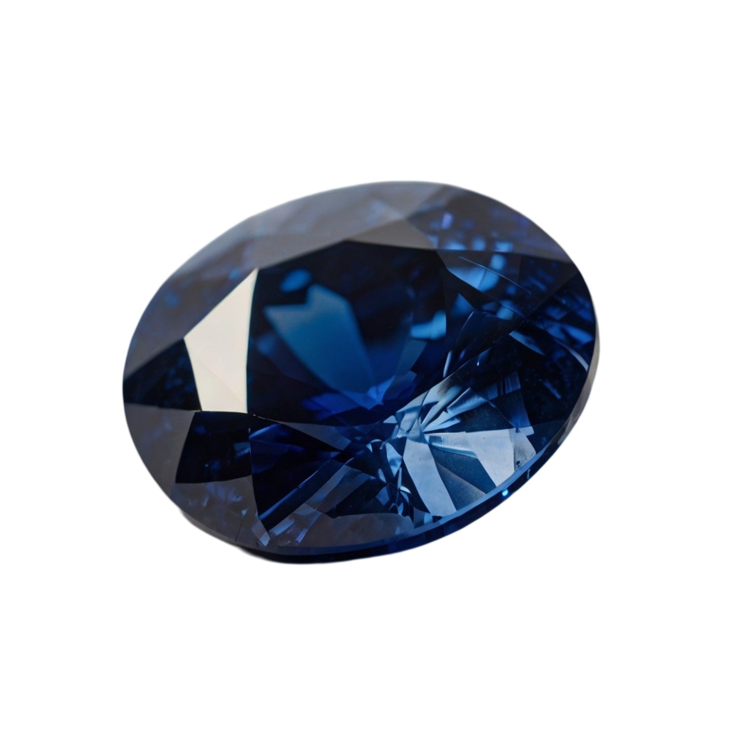 Blue Sapphire (GF) 1PC Large 11x11 MM Round Faceted Blue Fine Precious Loose Gemstone Immagine secondaria del prodotto