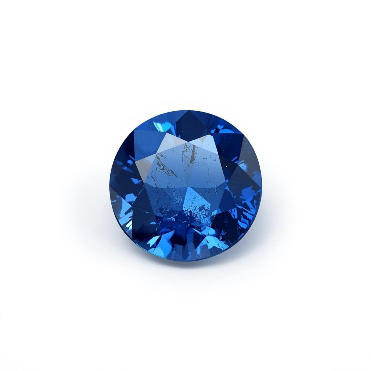 Blue Sapphire (GF) 10PC Tiny 3x3 MM Round Faceted Blue Fiery Precious Loose Gemstone