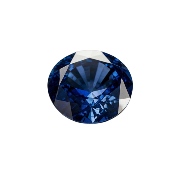 Blue Sapphire (GF) 10PC Tiny 5x5 MM Round Faceted Blue Sparkling Precious Gems