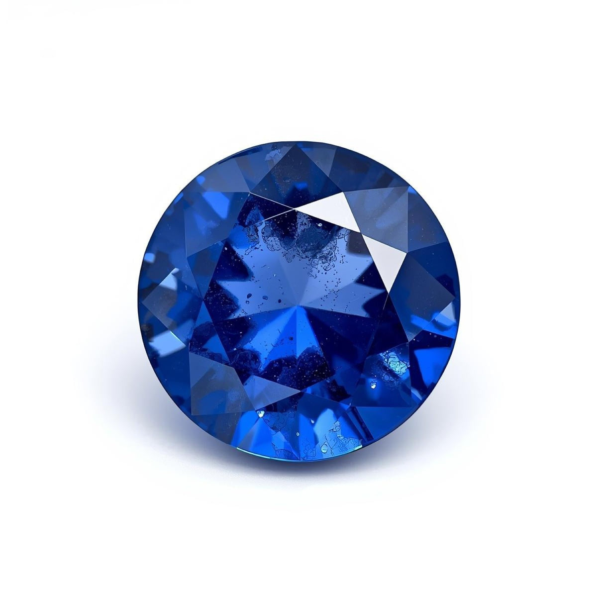 Blue Sapphire (GF) 1PC Medium 9x9 MM Round Faceted Blue Lustrous Precious Gems