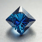 Blue Sapphire (GF) 1PC Chunky 16x16 MM Square Faceted Blue Pure Precious Loose Gemstones