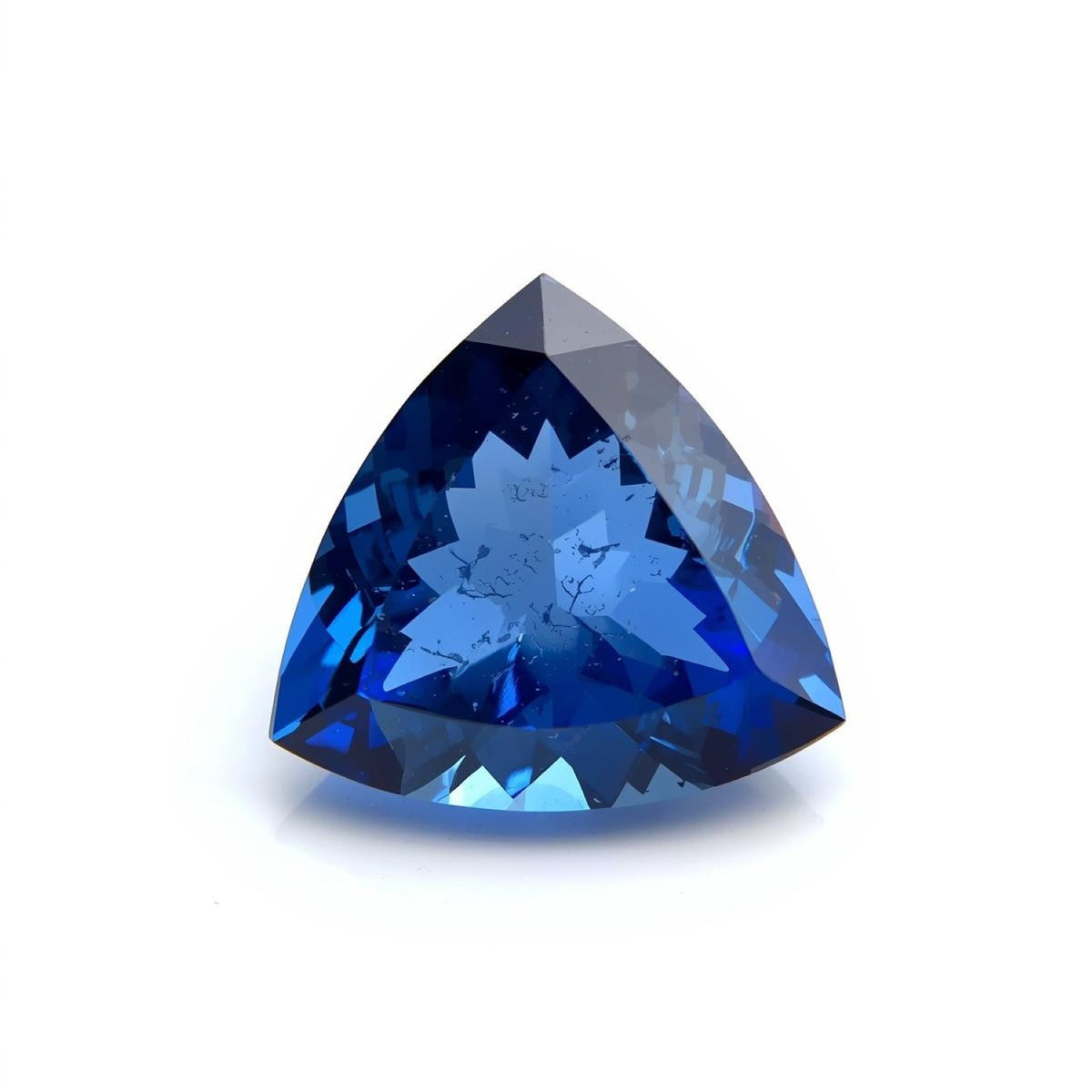 Blue Sapphire (GF) 1PC Small 7x7 MM Triangle Faceted Blue Splendid Precious Loose Gemstone