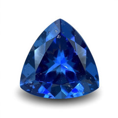 Blue Sapphire (GF) 1PC Small 7x7 MM Triangle Faceted Blue Splendid Precious Loose Gemstone