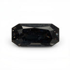 Black Spinel 1PC Chunky 10x20 MM Baguette Faceted Black Genuine Semi Precious Loose Gems