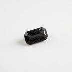 Black Spinel 1PC Tiny 3x6 MM Baguette Faceted Black Luster Semi Precious Loose Gemstones