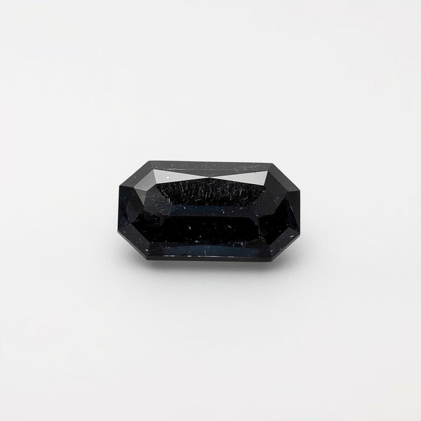 Black Spinel 1PC Tiny 3x6 MM Baguette Faceted Black Luster Semi Precious Loose Gemstones