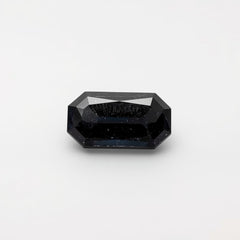 Black Spinel 1PC Tiny 3x6 MM Baguette Faceted Black Luster Semi Precious Loose Gemstones