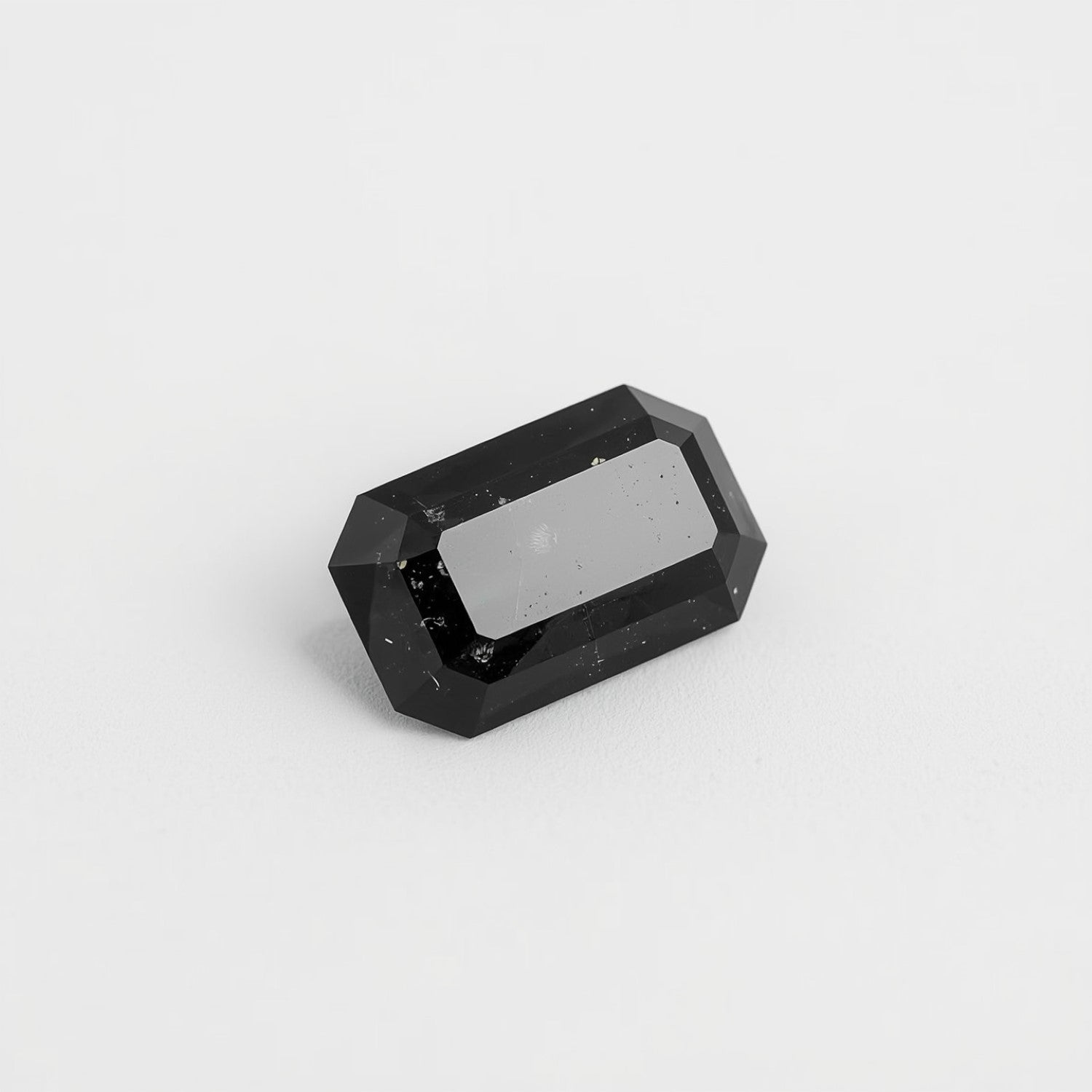 Black Spinel 1PC Small 6x12 MM Baguette Faceted Black Fine Semi Precious Loose Gemstone