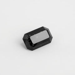 Black Spinel 1PC Small 6x12 MM Baguette Faceted Black Fine Semi Precious Loose Gemstone