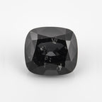 Black Spinel 1PC Large 11x11 MM Cushion Faceted Black Fine Semi Precious Loose Gemstone