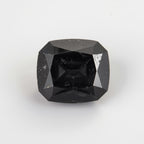 Black Spinel 1PC Large 11x11 MM Cushion Faceted Black Fine Semi Precious Loose Gemstone