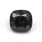 Black Spinel 1PC Chunky 13x13 MM Cushion Faceted Black Natural Semi Precious Gems