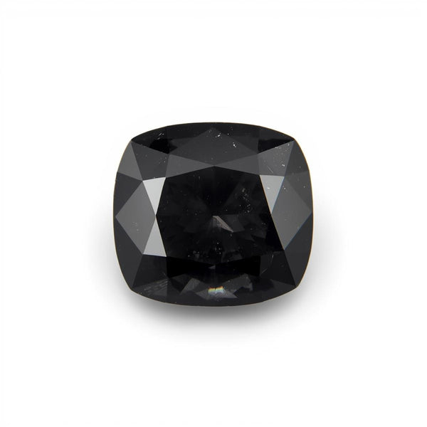 Black Spinel 10PC Tiny 3x3 MM Cushion Faceted Black Fiery Semi Precious Loose Gemstone