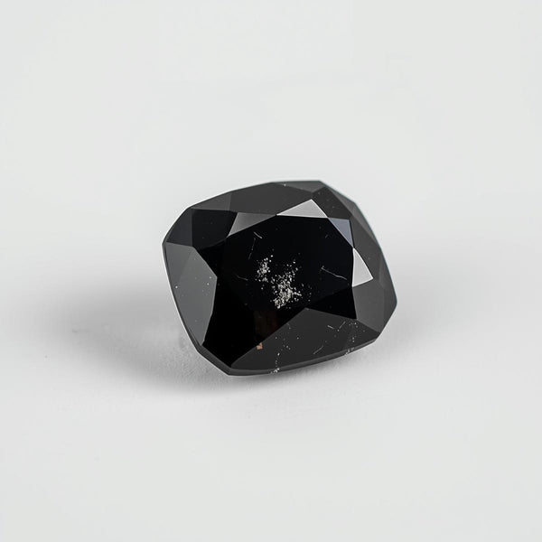 Black Spinel 10PC Tiny 3x3 MM Cushion Faceted Black Fiery Semi Precious Loose Gemstone