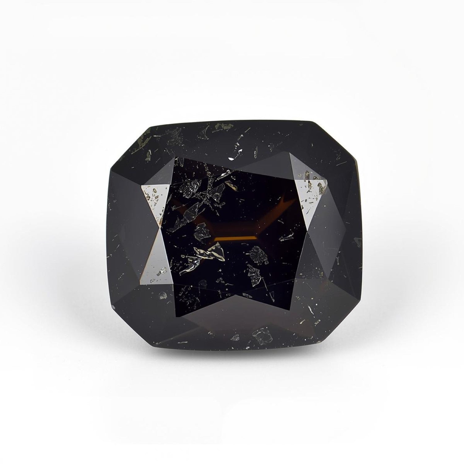 Schwarzer Spinell, 1 Stück, winzig, 5 x 5 mm, Kissenform, facettiert, schwarz, funkelnde Halbedelsteine Zweitbild