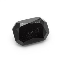 Black Spinel 1PC Large 10x14 MM Emerald Faceted Black Fine Semi Precious Loose Gemstone
