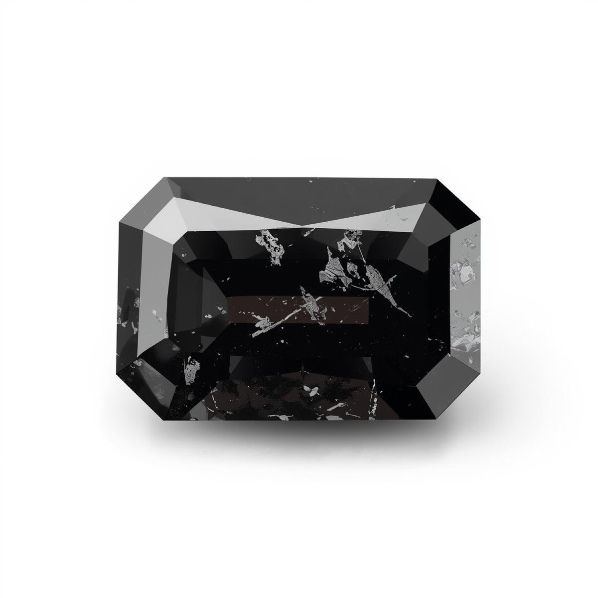 Black Spinel 1PC Chunky 12x16 MM Emerald Faceted Black High-Quality Semi Precious Loose Gemstones