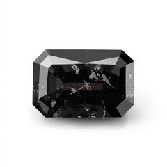 Black Spinel 1PC Chunky 12x16 MM Emerald Faceted Black High-Quality Semi Precious Loose Gemstones