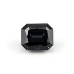Black Spinel 1PC Small 6x8 MM Emerald Faceted Black Fiery Semi Precious Loose Gemstone