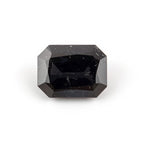 Black Spinel 1PC Small 7x9 MM Emerald Faceted Black Sparkling Semi Precious Gems