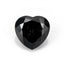 Black Spinel 1PC Large 10x10 MM Heart Faceted Black Shine Semi Precious Loose Gems
