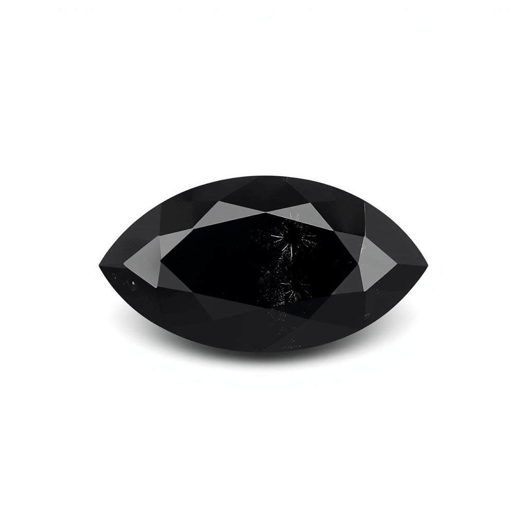 Black Spinel 10PC Tiny 2x4 MM Marquise Faceted Black Genuine Semi Precious Loose Gemstones