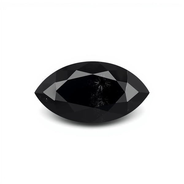 Black Spinel 10PC Tiny 2x4 MM Marquise Faceted Black Genuine Semi Precious Loose Gemstones