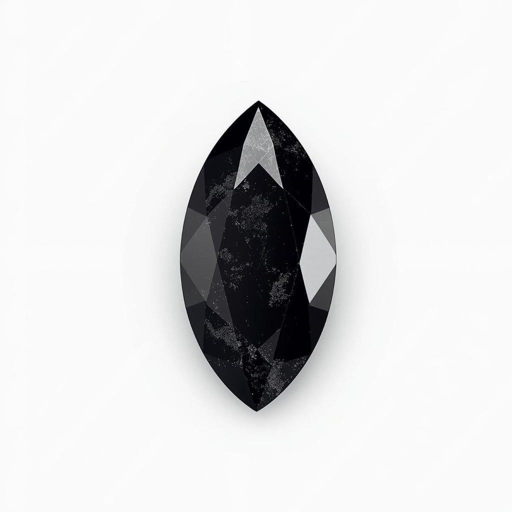 Black Spinel 10PC Tiny 2x4 MM Marquise Faceted Black Genuine Semi Precious Loose Gemstones