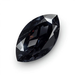 Black Spinel 1PC Tiny 4x8 MM Marquise Faceted Black Fiery Semi Precious Loose Gemstone