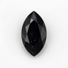 Black Spinel 1PC Small 5x10 MM Marquise Faceted Black Brilliant Semi Precious Loose Gemstones