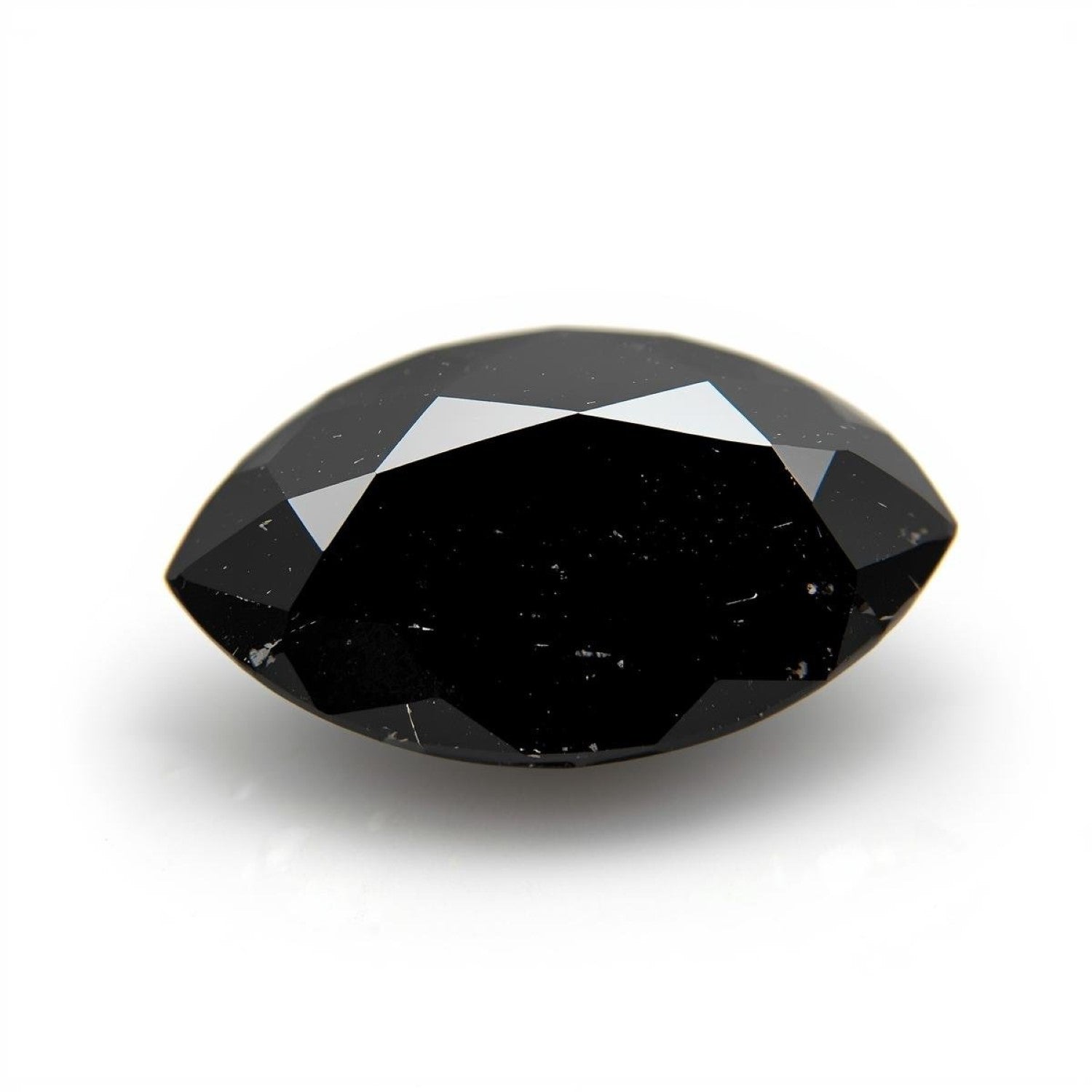 Black Spinel 1PC Large 8x16 MM Marquise Faceted Black Splendid Semi Precious Loose Gemstone