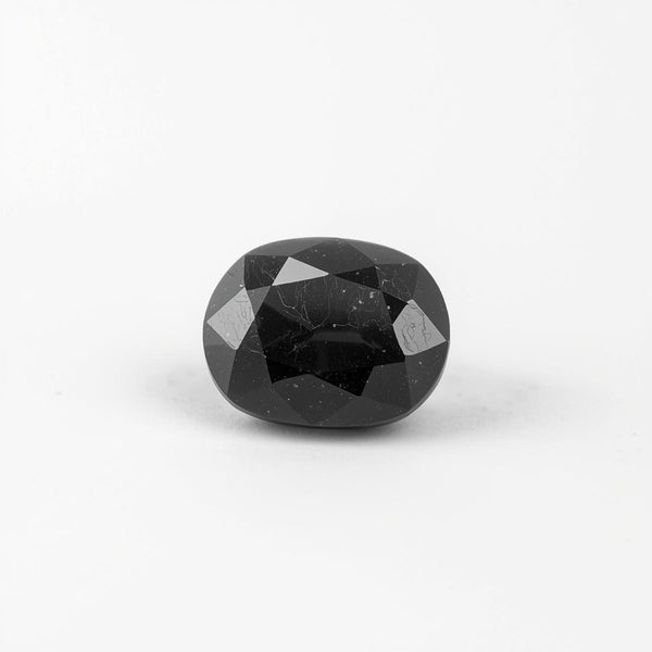 Black Spinel 1PC Chunky 13x18 MM Oval Faceted Black Splendid Semi Precious Gems