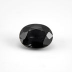 Black Spinel 1PC Tiny 4x6 MM Oval Faceted Black Lustrous Semi Precious Gems