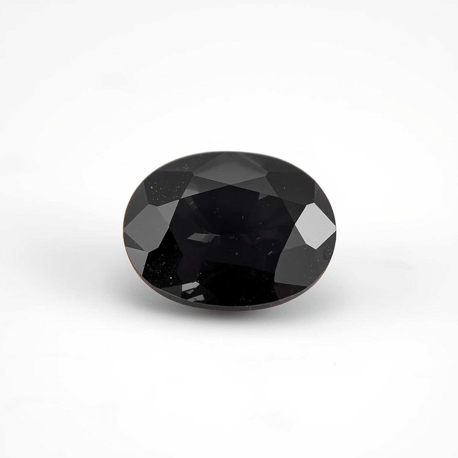 Black Spinel 1PC Small 6x9 MM Oval Faceted Black High-Quality Semi Precious Loose Gemstones