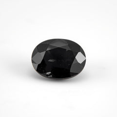 Black Spinel 1PC Small 6x9 MM Oval Faceted Black High-Quality Semi Precious Loose Gemstones