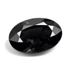 Black Spinel 1PC Medium 7x10 MM Oval Faceted Black Genuine Semi Precious Loose Gems