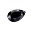 Black Spinel 1PC Large 10x12 MM Pear Faceted Black Genuine Semi Precious Loose Gemstones