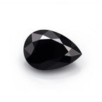 Black Spinel 1PC Large 10x14 MM Pear Faceted Black Superior Semi Precious Gems