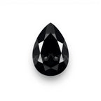 Black Spinel 1PC Chunky 15x20 MM Pear Faceted Black Brilliant Semi Precious Loose Gemstones