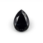 Black Spinel 1PC Small 6x9 MM Pear Faceted Black Luster Semi Precious Loose Gems